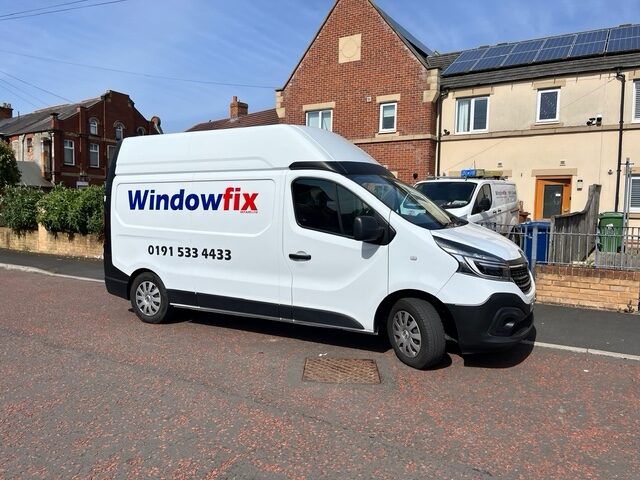 WindowFix van parked in Houghton le Spring