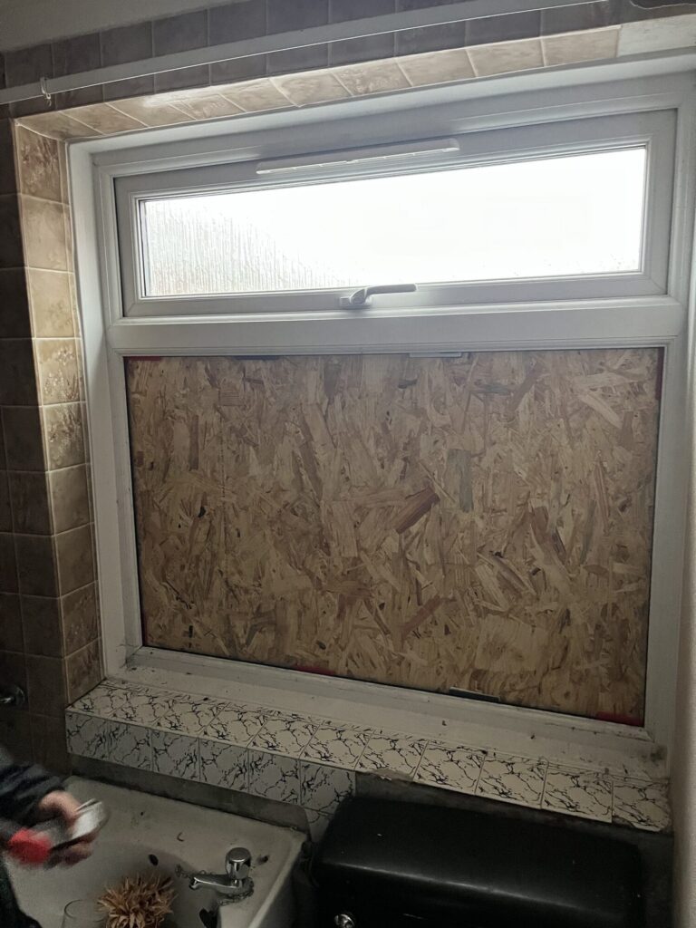 Emergency boarding up in Sunderland by WindowFix
